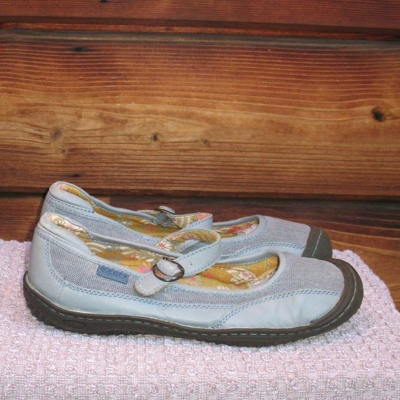 Keen Shoes Keen Cush Blue Denim Mary Jane Shoes Poshmark